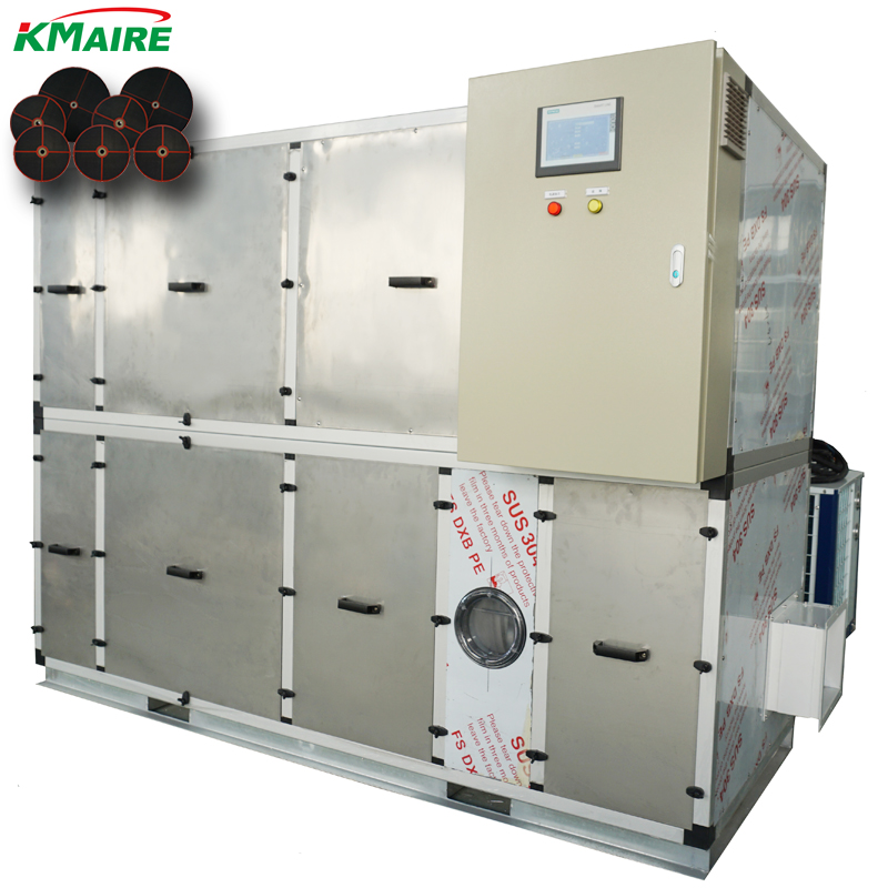 Industrial Dehumidifier With Direct Expansion Air Condition Silica Gel Wheel Rotary Dehumidification